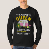 Camper Queen Classy Sassy Smart Assy Funny Men Wom Tシャツ (正面)