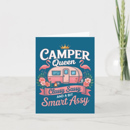 Camper Queen Cly Sy Smart Y Camng Rv Women  カード (正面)