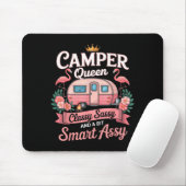 Camper Queen Cly Sy Smart Y Camng Rv Women  マウスパッド (マウス)