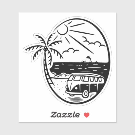 Camper Sticker Vanlife シール (シート)