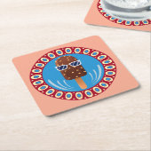 camper stuff スクエアペーパーコースター (アングル)