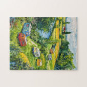 Camper Vans by Tulip Fields Fantasy Painting ジグソーパズル (横)