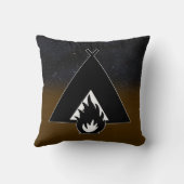 Campfire and Tent クッション (裏面)