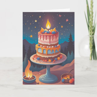 Campfire Birthday Bliss カード