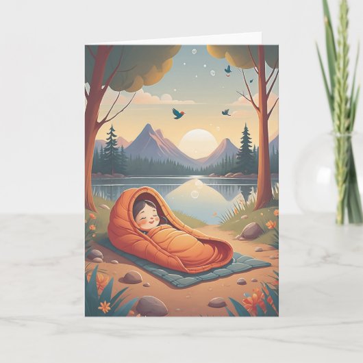 Campfire Birthday Memories カード (正面)