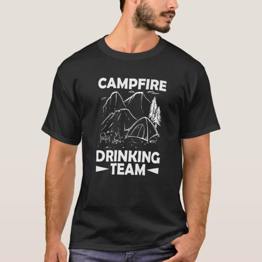 Campfire Drinking Team  8 Tシャツ (正面)