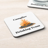 Campfire Drinking Team with a campfire on a  コースター (左側)