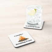 Campfire Drinking Team with a campfire on a  コースター (右側)