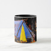 Campfire, fine art painting by Tom Thomson マグカップ (中央)