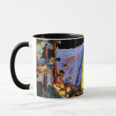Campfire, fine art painting by Tom Thomson マグカップ (左)