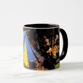 Campfire, fine art painting by Tom Thomson マグカップ (正面右)