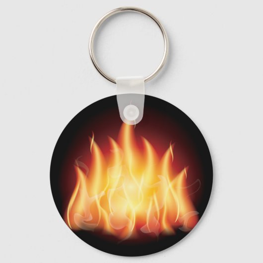 Campfire Flame Fire キーホルダー (正面)