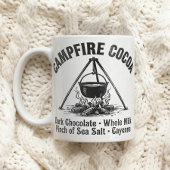 Campfire hot cocoa recipe vintage art コーヒーマグカップ