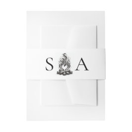 Campfire Love Wedding 招待状ベリーバンド