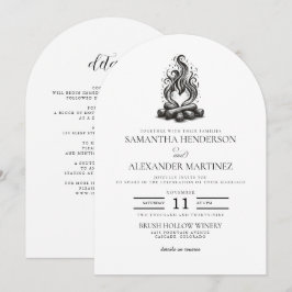 Campfire Love Wedding 招待状