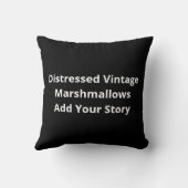 Campfire Marshmallows Better Together Distressed V クッション (裏面)