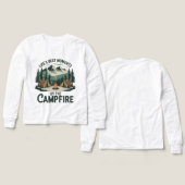 Campfire Moments - Girls’ Tents & Mountains Kids’ (デザイン 正面＆背面)