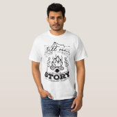 Campfire Story Teller Camping Gift Tシャツ (正面フル)