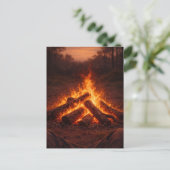 Campfire Thoughts | Fireside Postcard ポストカード (スタンド正面)