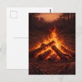 Campfire Thoughts | Fireside Postcard ポストカード (正面/裏面)