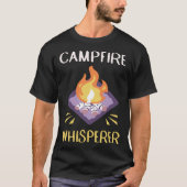 Campfire Whisperer Camping  Campfire  1 Tシャツ (正面)