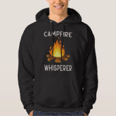 Campfire Whisperer Camping  Campfire  2 パーカ (正面)
