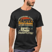 Campground Class C Camper Cousin Crew RV Camping B Tシャツ (正面)