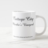 Campground Motif by Babbie - Martha's Vineyard ジャンボコーヒーマグカップ (右)