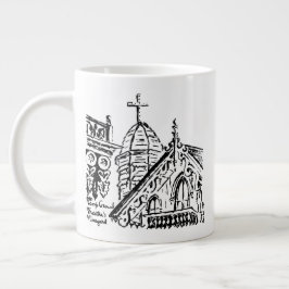 Campground Motif by Babbie - Martha's Vineyard ジャンボコーヒーマグカップ