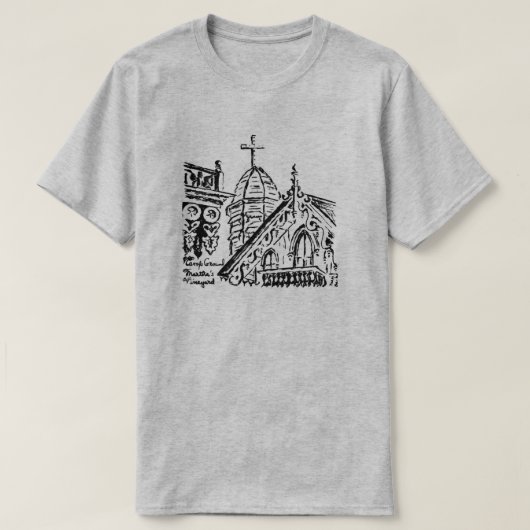 Campground Motif by Babbie - Martha's Vineyard Tシャツ (デザイン正面)