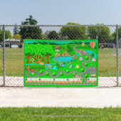 Campground Roads for Cars 2 1/2' x 4' 横断幕 (インサイチュ)