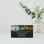 Campground & RV Park Rustic Outdoor Design 名刺 (スタンド正面)