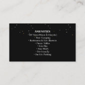 Campground & RV Park Rustic Outdoor Lodging 名刺 (裏面)