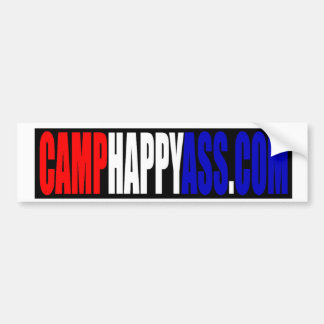CAMPHAPPYASS.COMのバンパーステッカー バンパーステッカー