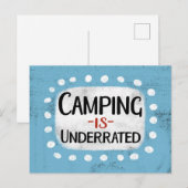 Campingは未評価はがき ポストカード (正面/裏面)
