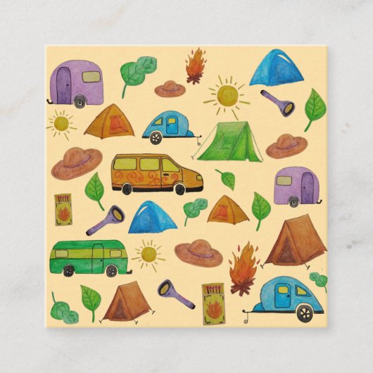 Camping adventure エンクロージャーカード (正面)