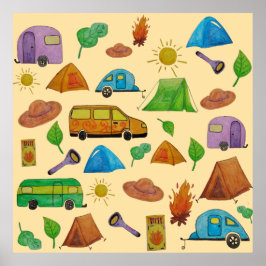 Camping adventure ポスター