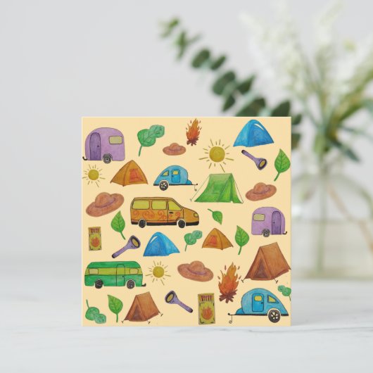 Camping adventure 招待状 (スタンド正面)