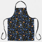 Camping Adventure Campfire Fun Bear Tracks エプロン (正面)