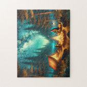 Camping Adventure Father & Child Campfire ジグソーパズル (縦)