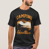 Camping Adventure Inspirational Amusing Camping Qu Tシャツ (正面)