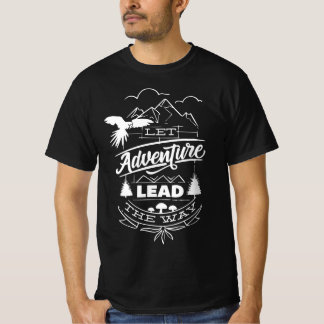 Camping Adventure wander hiking trip Tシャツ