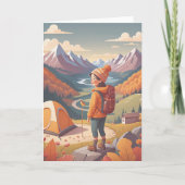 Camping Adventure Wishes カード (正面)