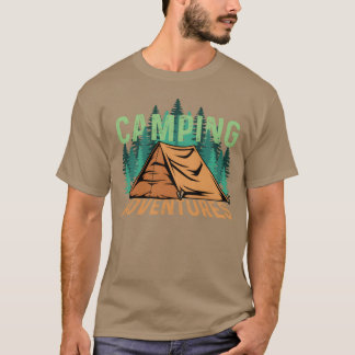 Camping Adventures Nature Person Gift friends Tシャツ