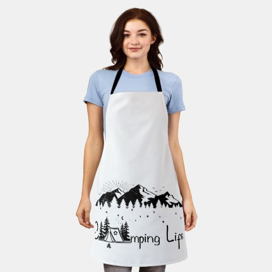 Camping Aprons エプロン (着用した状態)