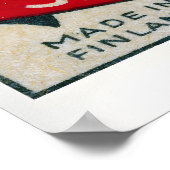 Camping around Fire - Matchbox Print - Aesthetic ポスター (角)