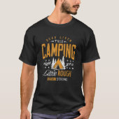 Camping Beer Drinking  Dear Liver Camp Camper Tシャツ (正面)