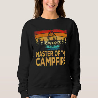 Camping Campfire Master Nature Loving Adventurer スウェットシャツ