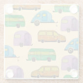 Camping caravans ガラスコースター (裏面)