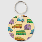 Camping caravans キーホルダー (正面)